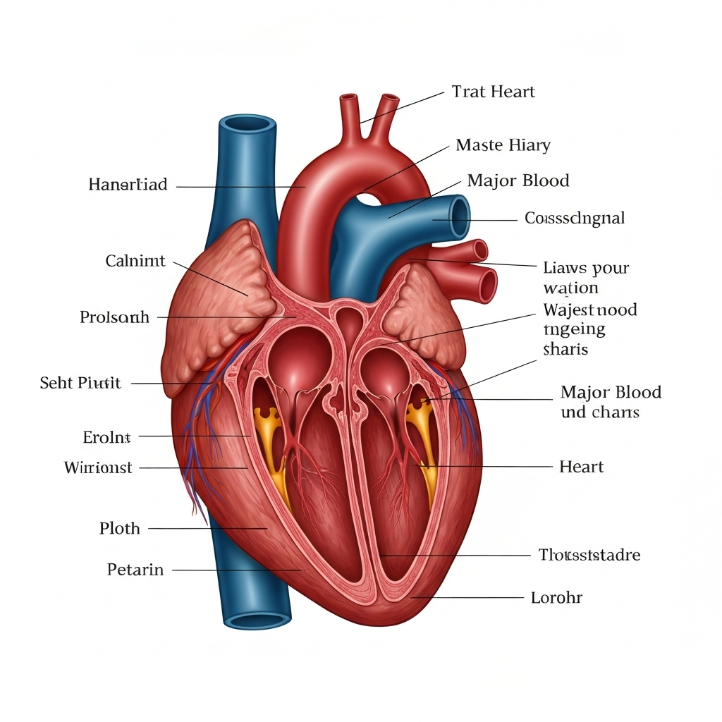 Ilustración Médica Cardíaca